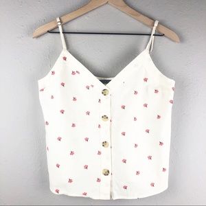 Abercrombie & Fitch Floral Embroidered Top